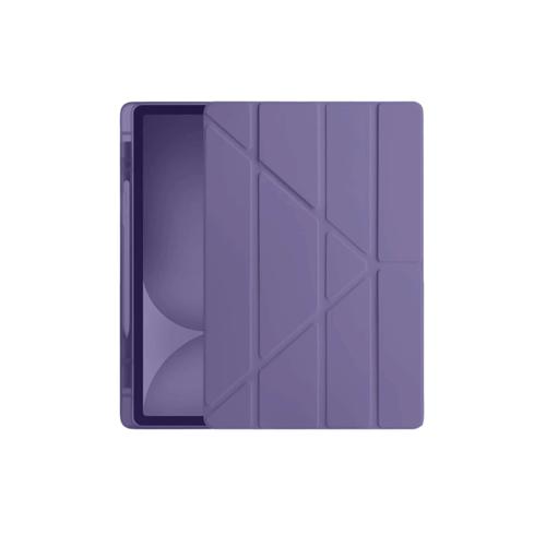 İpad Pro 11 (2024) Kılıf Kalemlikli Hugo Tablet Kılıfı - Mor