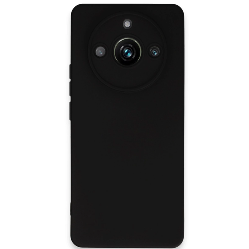 Realme 11 Pro Kılıf Nano İçi Kadife Silikon - Siyah