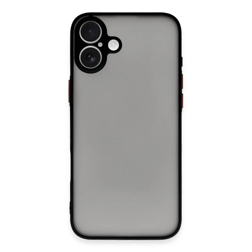 İphone 16 Kılıf Montreal Silikon Kapak - Siyah