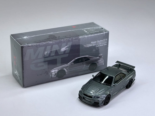 Nissan Skyling Gt-r Dark Metal Gray Nısmo Bnr34 Crs Version 1160 1/64