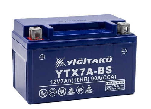 YTX7A-BS 12V 7 Ah Motosiklet Aküsü