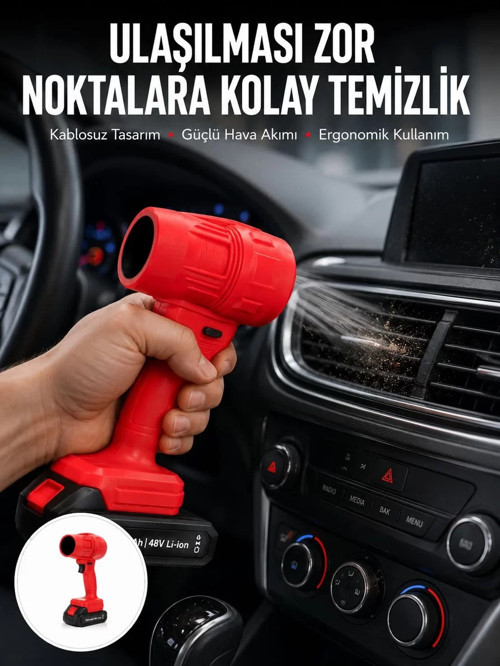 ® Yüksek Hızlı Elektrikli Toz Temizleme ve Üfleme Cihazı Yeni Nesil