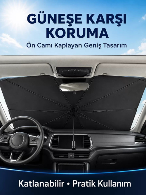 ® Mini Cooper Fiat 500 Smart Fortwo Hyundai i10 Kia Picanto Uyumlu Oto Şemsiye Yeni Nesil
