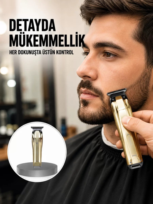 ® USB Şarjlı Saç Sakal Kesme Makinesi Hassas Detay Kesim İçin Yeni Nesil