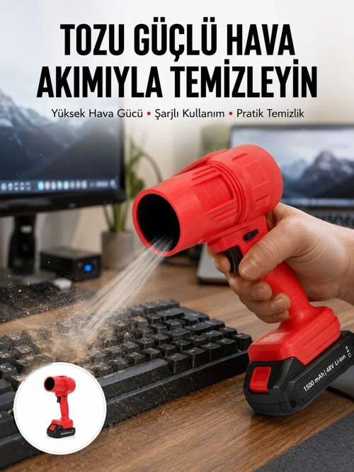 ® Güçlü Motorlu Elektrikli Toz Alma ve Temizleme Aleti Yeni Nesil