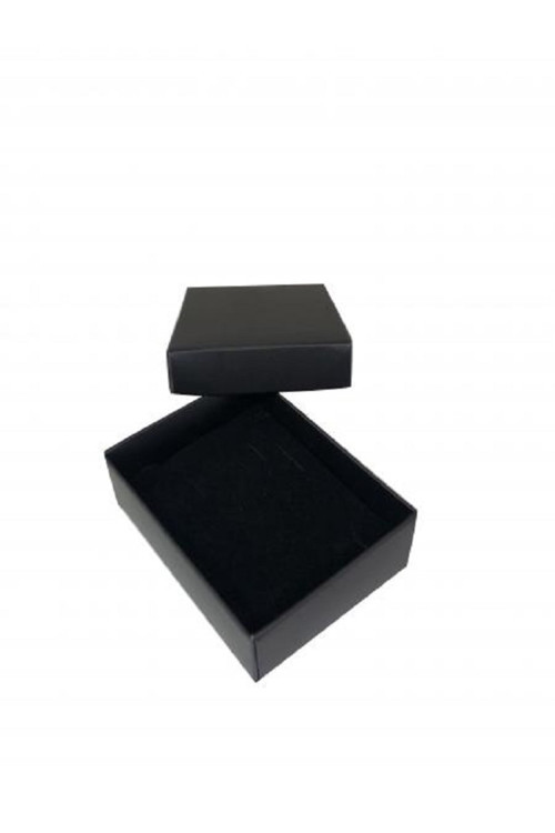Set Kutusu Karton Siyah 40 Adet (kolye Yüzük Küpe Kutusu)