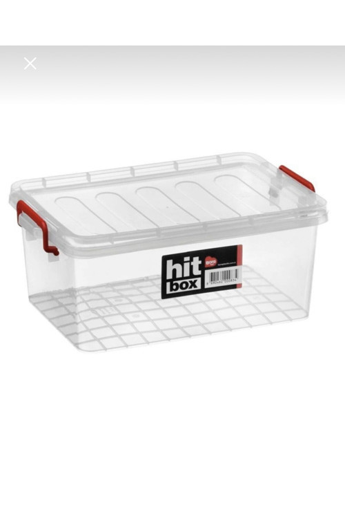 Hit Box Gıdaya Uygun Kapaklı Kasa No:7 – 8 Lt Bo444