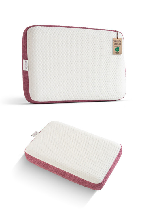 Medium Serenity Boyun Destekli Visco Ortopedik Yastık 65x43x12cm Boyun Ağrılarına Orta Baş Yastığı