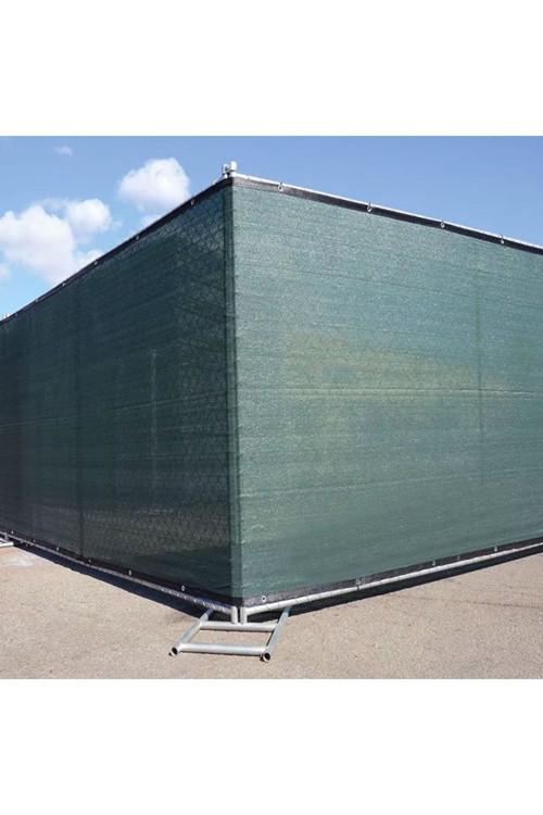 Gölgelik File – 75lik Çit Filesi – Şeritli Halkalı – Yeşil Renk - 1 Metre x 11 Metre