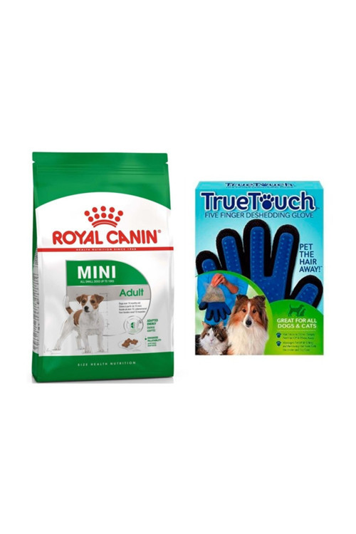 Yetişkin Mini Küçük Irk Köpek Maması 2 Kg + Köpek Tüy Toplama Eldiveni