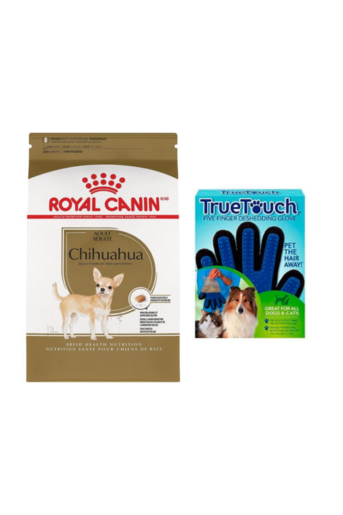 Yetişkin Chihuahua Köpek Maması 1,5 Kg + Bobo Touch Köpek Tüy Toplama Eldiveni