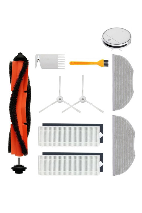 Xiaomi Essential Mjstg1 Uyumlu Yedek Fırça Hepa Filtre Mop Seti-9 Parça