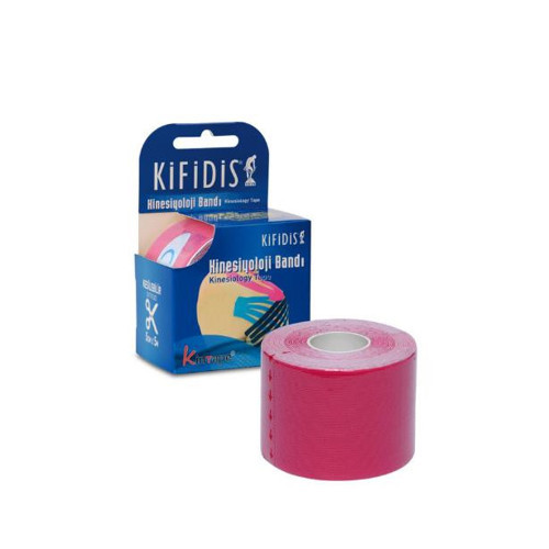 Kinesiyoloji Bandı Kesilebilir 5 cm x 5 m Fuşya / Fuxia