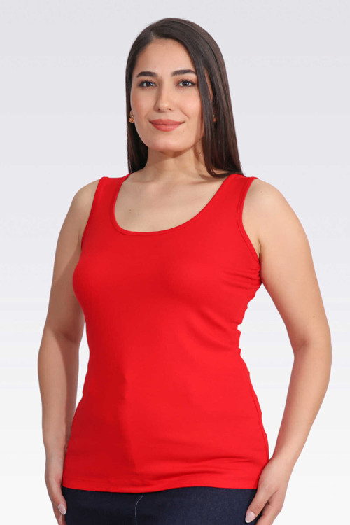 Kalın Askılı Bluz 10977