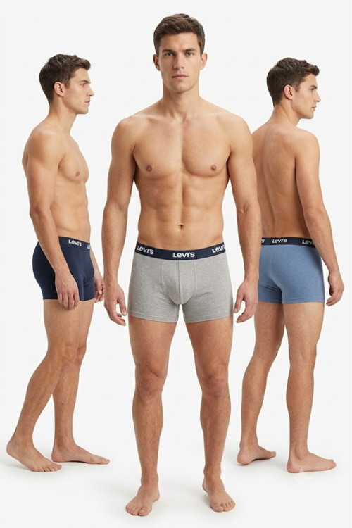3 lü paket Erkek pamuklu Boxer