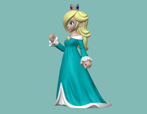 Prenses Rosalina Figürü – Super Mario Bros. Movie Koleksiyon Heykeli – Dekoratif Masaüstü Biblosu