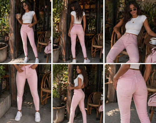 ONLBLUSH MID SKINNY COL PANT CC PNT RP Kadın Kot Pantolon 15318352