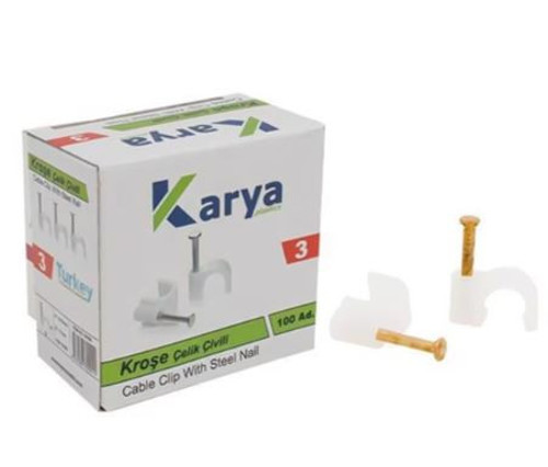 Kroşe 3 Numara Çelik Çivili 100'lü Paket