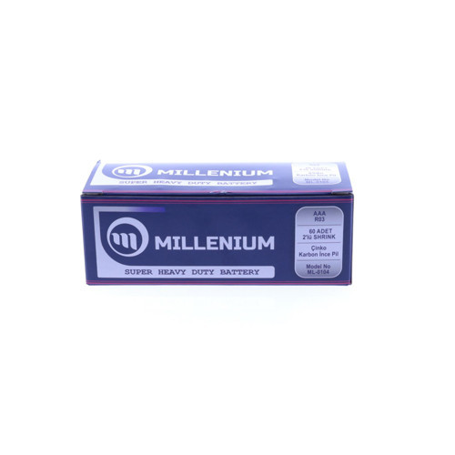 ML-0104 AAA İnce Kalem Pil 60*Lık Kutu