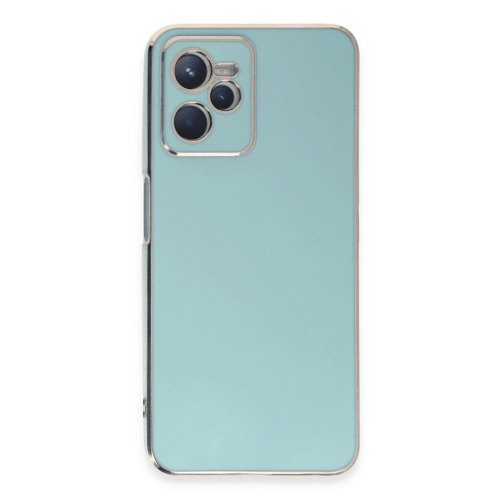 Realme C35 Kılıf Volet Silikon - Açık Yeşil