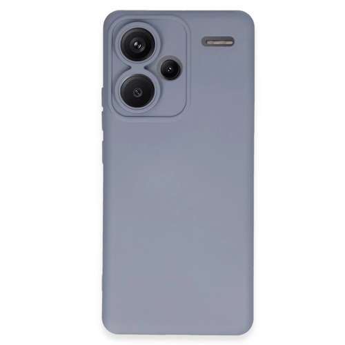 Redmi Note 13 Pro Plus Kılıf Nano İçi Kadife Silikon - Gri