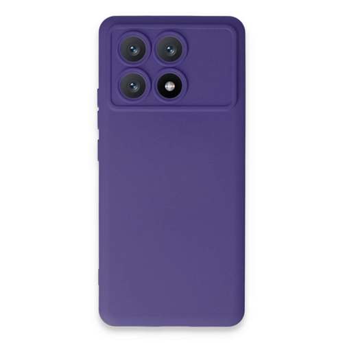 Poco X6 Pro Kılıf Nano İçi Kadife Silikon - Mor