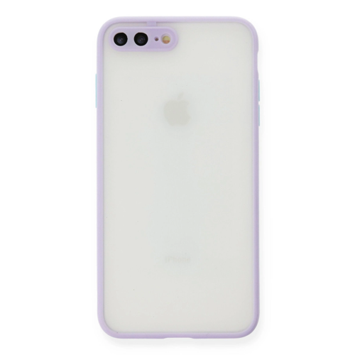 İphone 7 Plus Kılıf Montreal Silikon Kapak - Mor