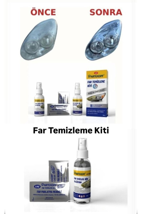 Partex Far Temizleme Kiti Zımpasız