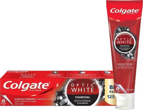 Diş Macunu Optic White 125 ml. Aktif Kömür (12'li)
