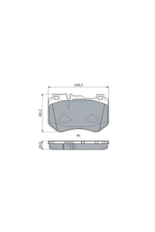 Mercedes C180 0986494777 Ön Fren Balatası