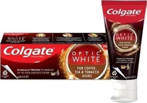 Diş Macunu Optic White 125 ml. Çay&Kahve&Tütün (2'li)