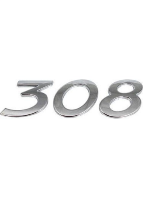 Peugeot 308 Arka Bagaj Yazısı