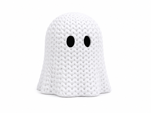 Örgü Dokulu Sevimli Hayalet Dekor Figürü 👻🎃 Korku Temalı Dekoratif Masa Süsü ✨