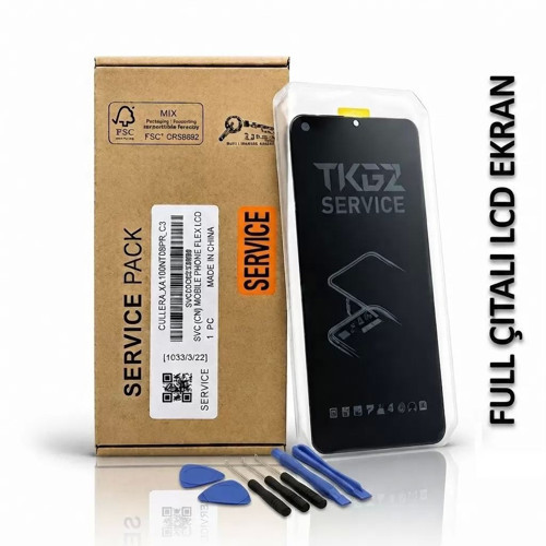 - Xiaomi Mİ NOTE 10 Lite İle Uyumlu Lcd Ekran Dokunmatik Servıce Pack Lcd Siyah Full Çıtalı + T