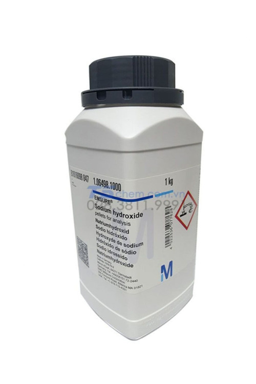 106498 Sodium Hydroxide Pellets For Analysis Emsure® Iso 1 Kg
