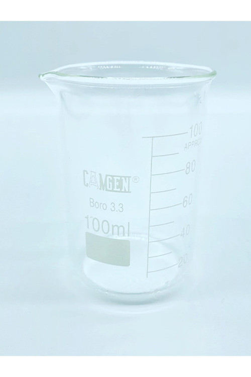 100Ml Cam Beher Dereceli Borosilikat 1 Adet