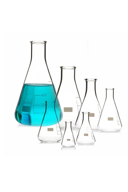 Erlen Cam Dar Boyunlu Taksimatlı 250 Ml