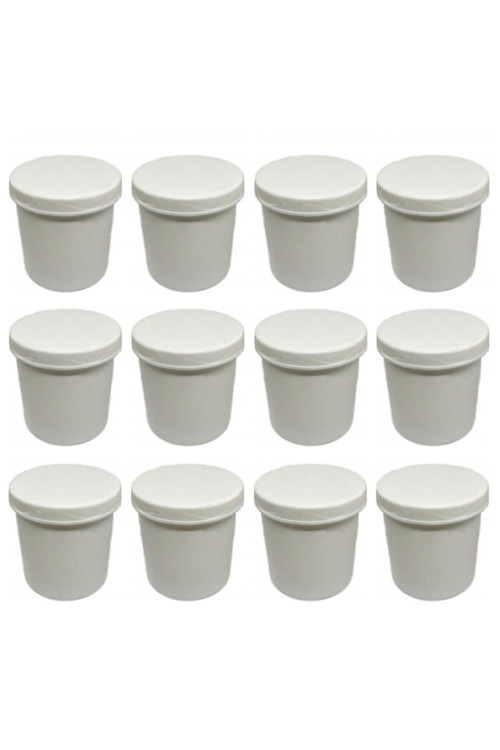Pomat Kutusu Beyaz 100 Gr 12 Adet