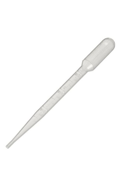10 Adet 3 Ml Pastör Pipeti Taksimatlı Likit Pipetilikit Pipeti