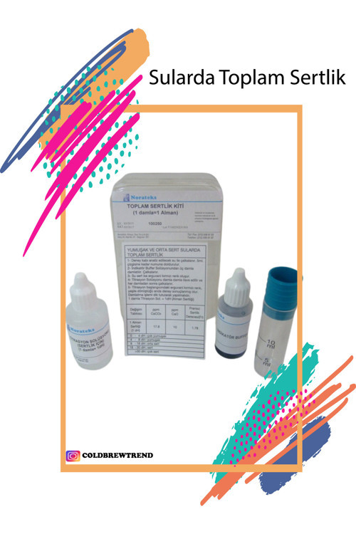 By Uğur Cadırcı Toplam Sertlik Kiti - Sularda Sertlik Ölçme - Kit