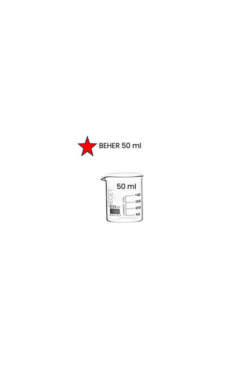 Beher 50 Ml, Kısa Form
