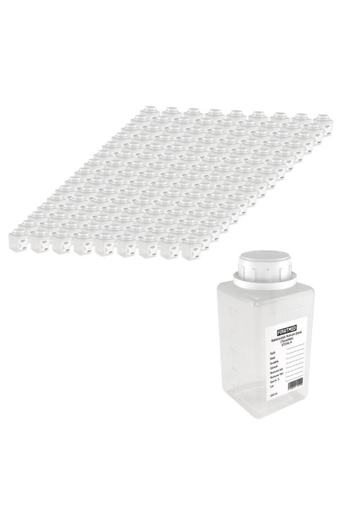 Plastik Steril Tiyosülfatlı Su Numune Şişesi 250Ml - 135 Adetlik Set - Sızdırmaz Kapaklı