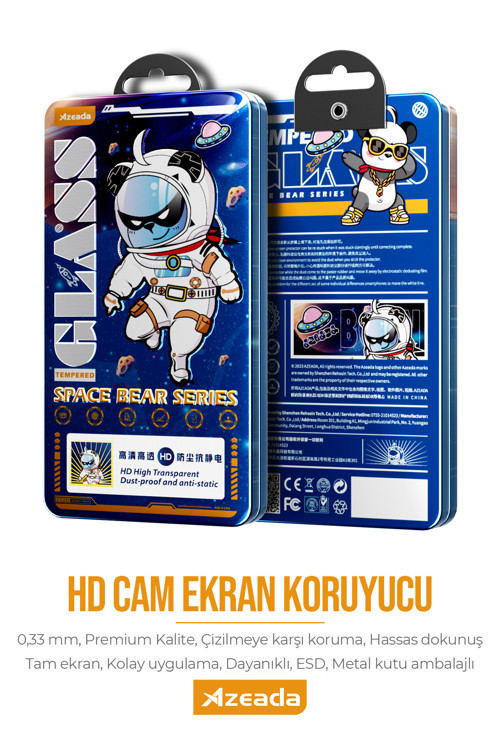 iPhone 11 // XR Uyumlu Temperli Cam Ekran Koruyucu – HD, Çizilmez, Metal Kutu