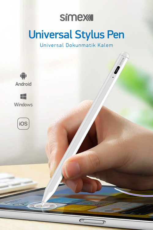 Dokunmatik Kalem Tüm Cihazlara Uyumlu Tablet Telefon iPad Için Çizim, Yazı Kalemi Standart