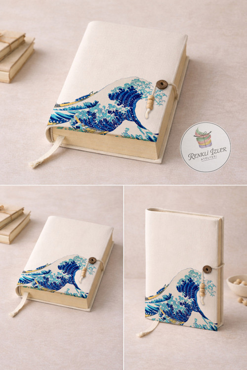 Zen Japanese Book Sleeve, Japan Reader Gift, Asian Art Book Cover, Minimal Reading Pouch (A5 Books)