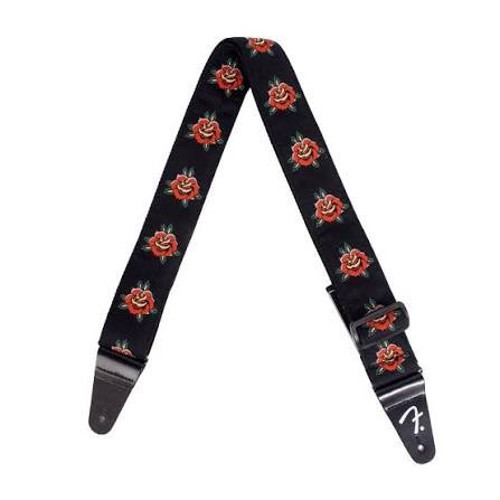 Rose Strap Red Gitar Askısı