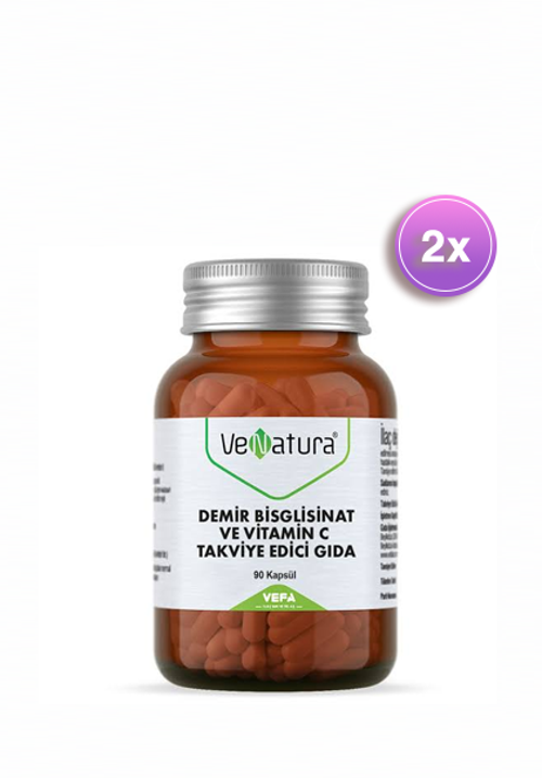 Demir Bsg Ve Vitamin C 90 Kapsül 2 Adet