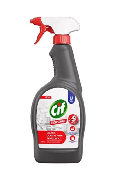 Cif Prof. Izgara Ocak ve Fırın Temizleyici Yağ Çöz 750 ml