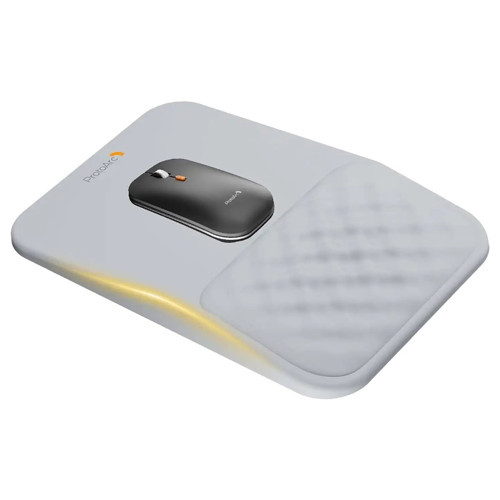 MP50 Gray Ergonomik PU Deri Bilek Destekli Mouse Pad