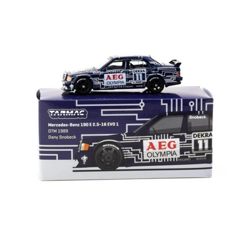 Mercedes Benz 190 E 2.5 16 EVO 1 DTM 1989 1/64 Model Araba